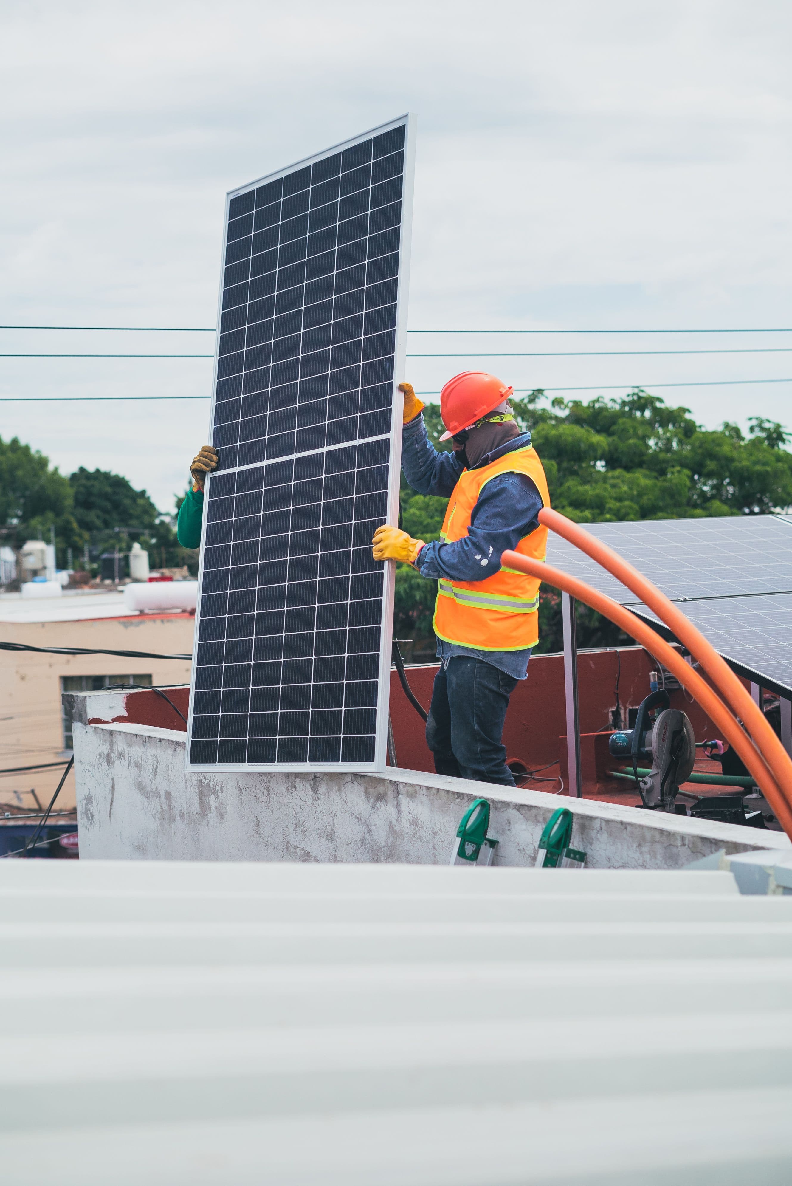 Home solar installation